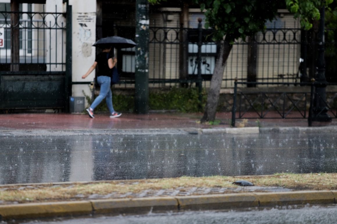 Βροχή στην Αθήνα στις 18 Ιουνίου 2019