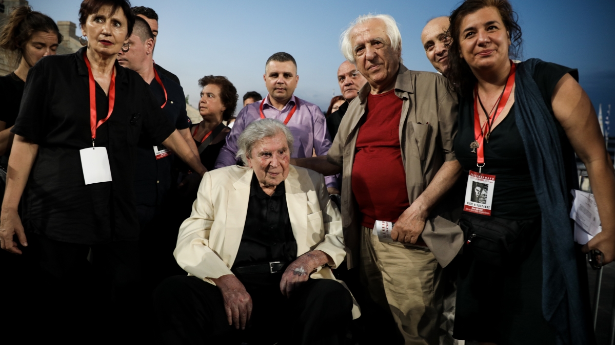 Καλλιμάρμαρο: Ο Μίκης Θεοδωράκης στη συναυλία προς τιμήν του