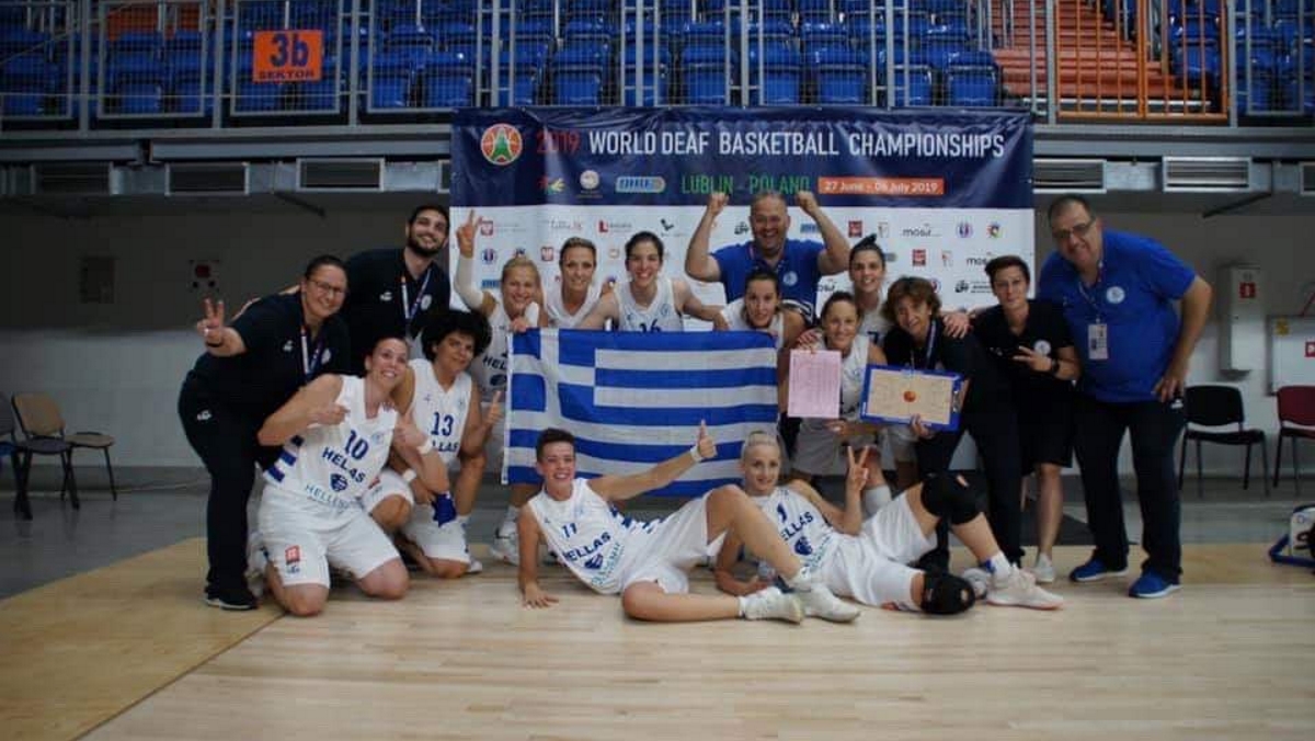 Εθνική Ομάδα Μπάσκετ Κωφών: Χρυσό μετάλλιο για τις Ελληνίδες στην Πολωνία