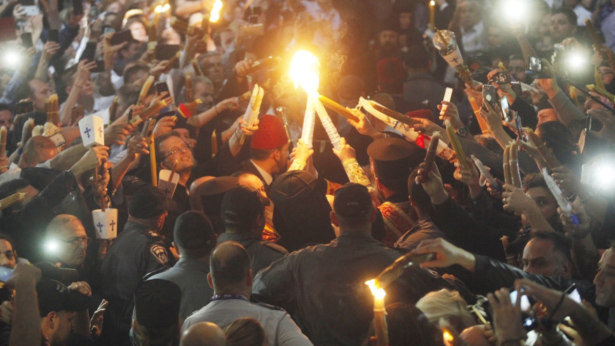 Άγιο Φως: Στο Πατριαρχείο Ιεροσολύμων η ελληνική αντιπροσωπεία