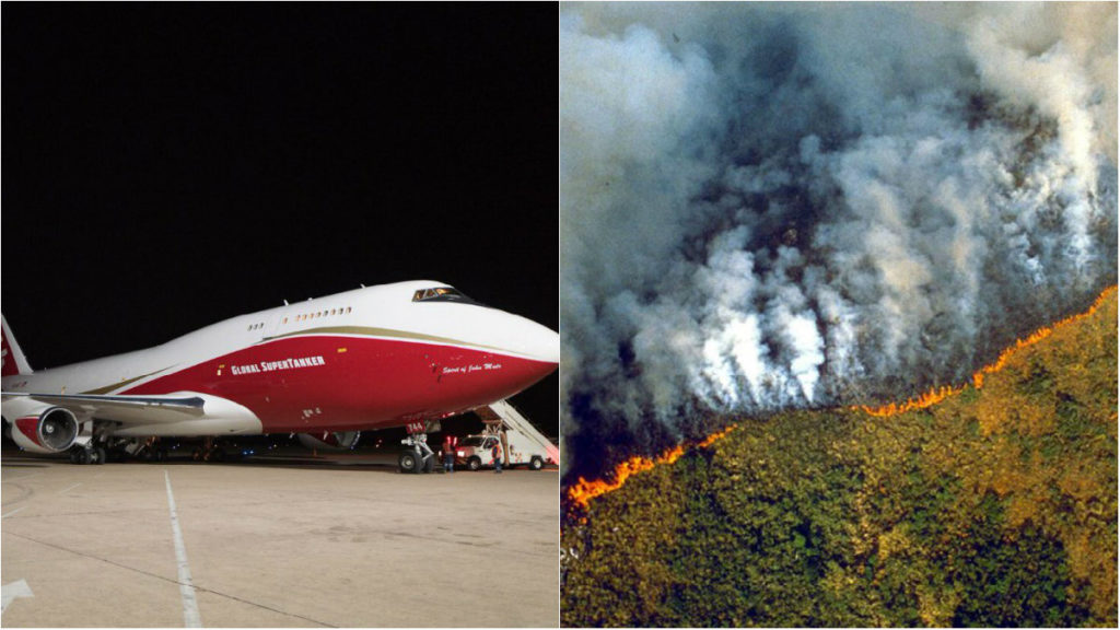Αμαζόνιος: Όσο ο Μπολσονάρου λέει ότι δεν έχει χρήματα, ο Μοράλες επιστράτευσε ένα υπερτάνκερ Boeing 747