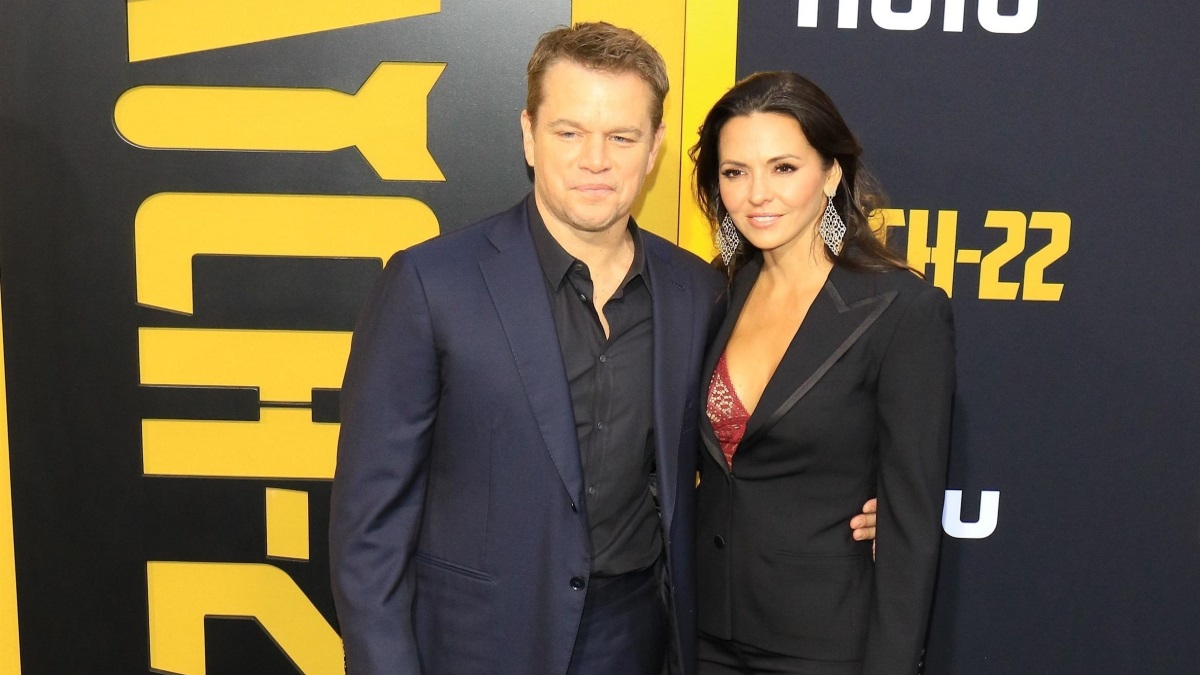 Matt Damon και Luciana Barroso - Backgrid