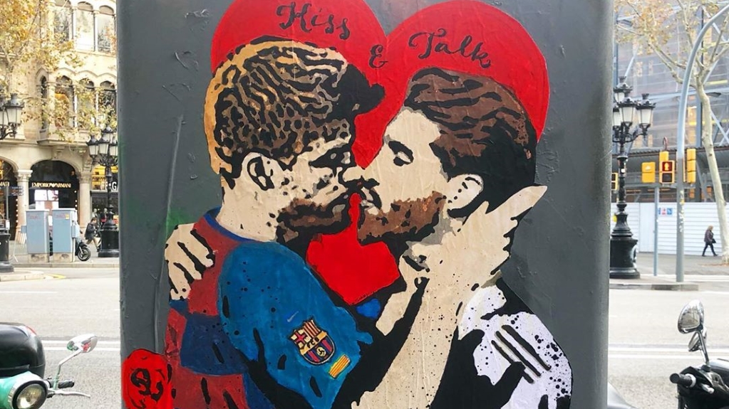 El Clasico: Το φιλί Pique-Ramos που έγινε viral