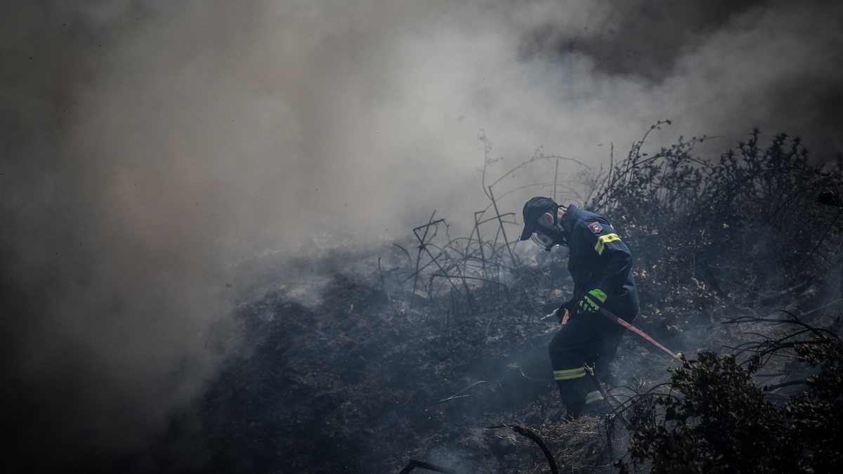 Εύβοια: Σε ύφεση η πυρκαγιά