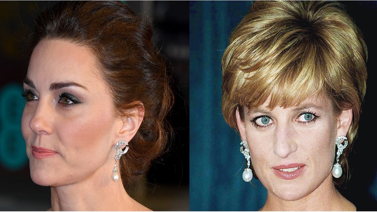 Η Kate Middlteon φορά τα σκουλαρίκια της Πριγκίπισσας Diana