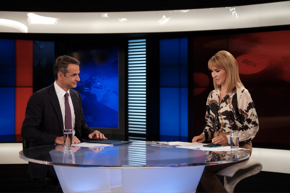 Συνέντευξη του Κυριάκου Μητσοτάκη στο κεντρικό δελτίο ειδήσεων του Star και στη Μάρα Ζαχαρέα (19/06/2019) - Eurokinissi