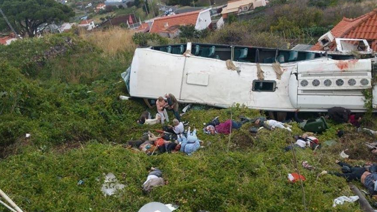 Πορτογαλία: Δυστύχημα με 28 νεκρούς από ανατροπή τουριστικού λεωφορείου