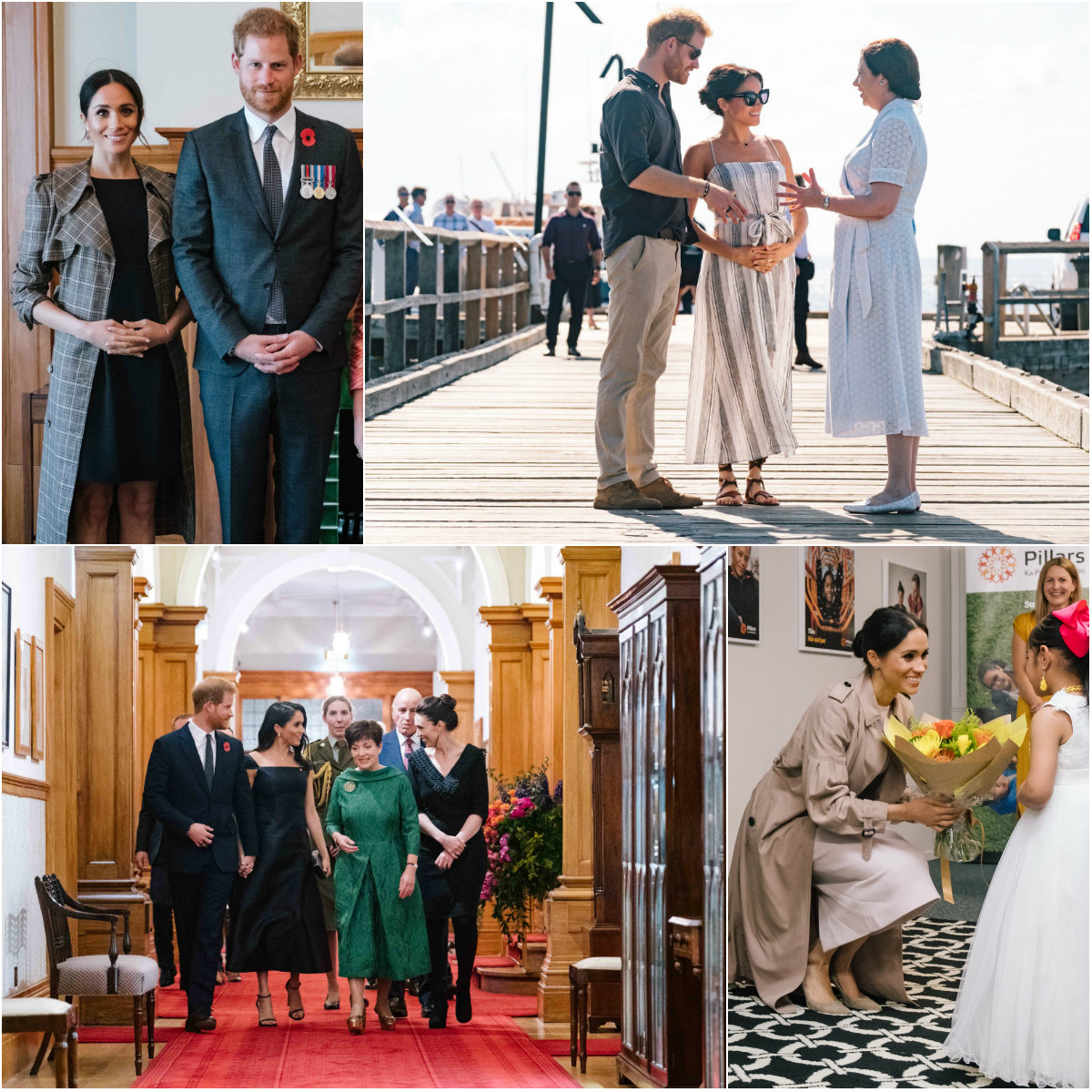 Μια συλλογή από τις εμφανίσεις της Meghan στην Αυστραλία - Photos: Kensington Palace Twitter