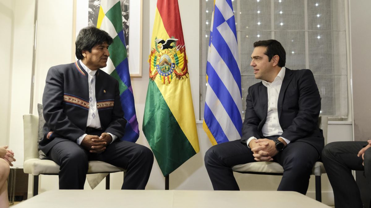 Έβο Μοράλες: Στην Αθήνα ο πρόεδρος της Βολιβίας
