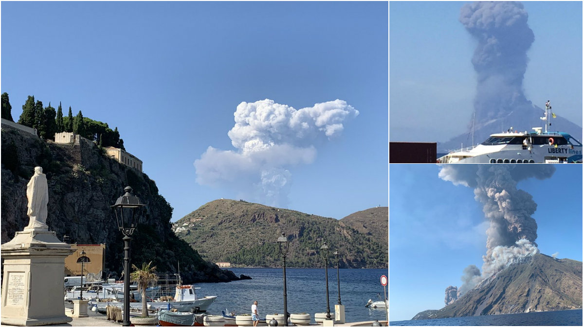 Ιταλία: Ένας νεκρός από την έκρηξη του ηφαιστείου Στρόμπολι