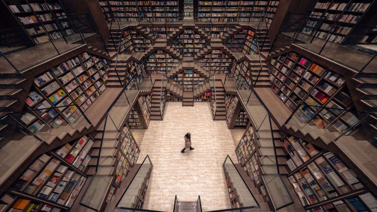 Κίνα: Ένα βιβλιοπωλείο – οφθαλμαπάτη, εμπνευσμένο από τον Έσερ