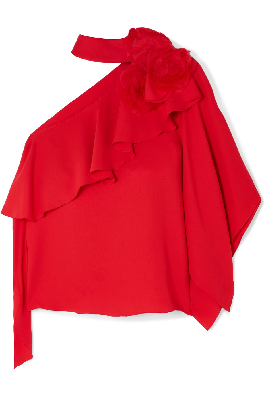 Κόκκινη μπλούζα με ένα μανίκι-Costarellos