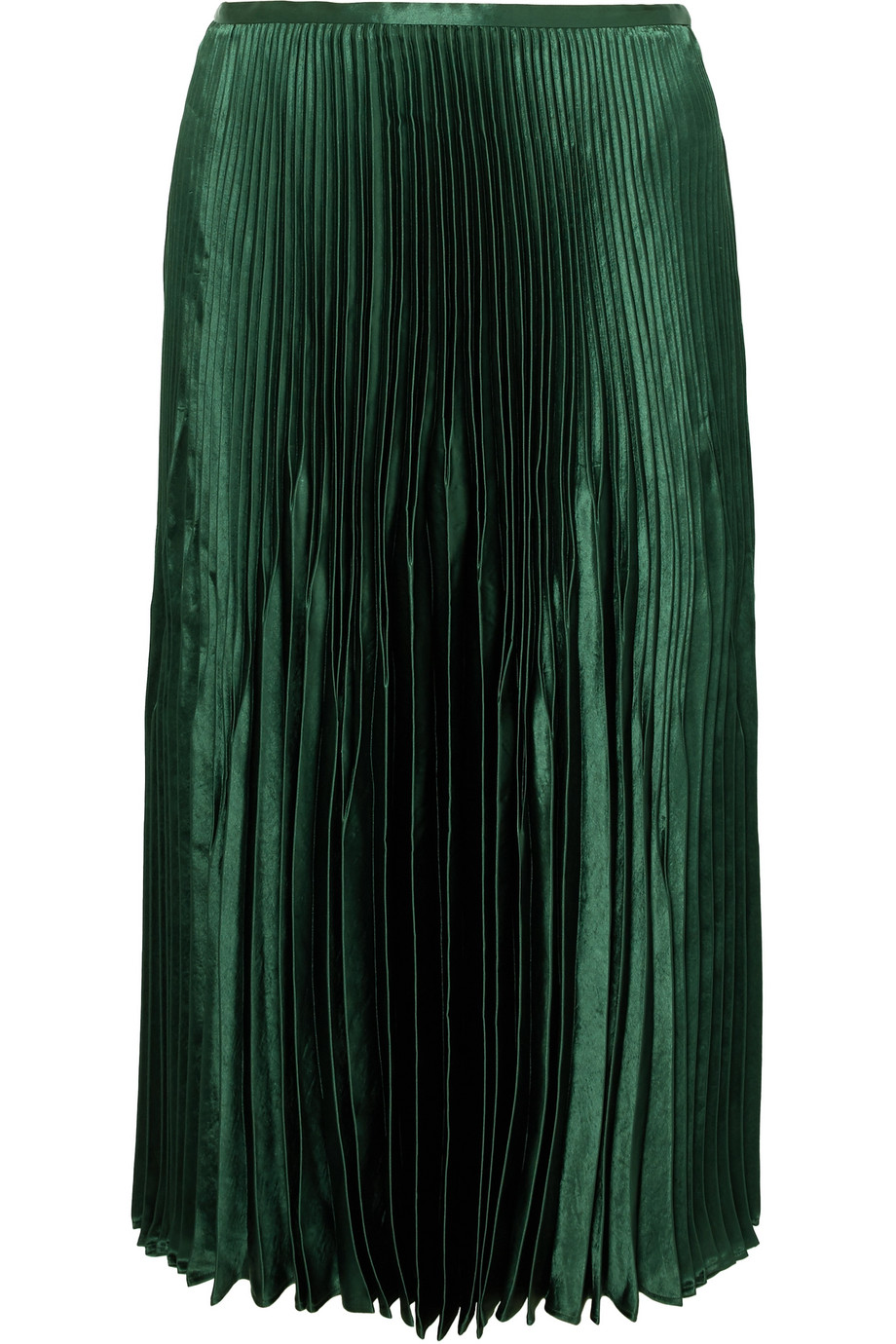 Πράσινη φούστα με μεταλλική όψη-Vince