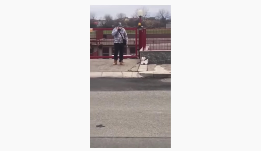 Στιγμές παράνοιας: Ιταλός έβγαλε για βόλτα τον…ψεύτικο σκύλο του!