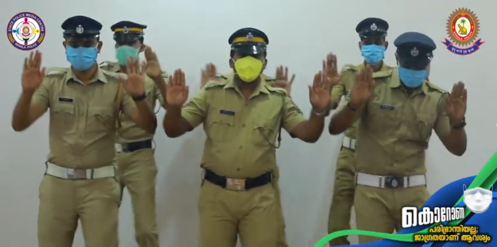 Η ινδική αστυνομία ετοίμασε χορογραφία για το πλύσιμο των χεριών και έγινε αμέσως viral