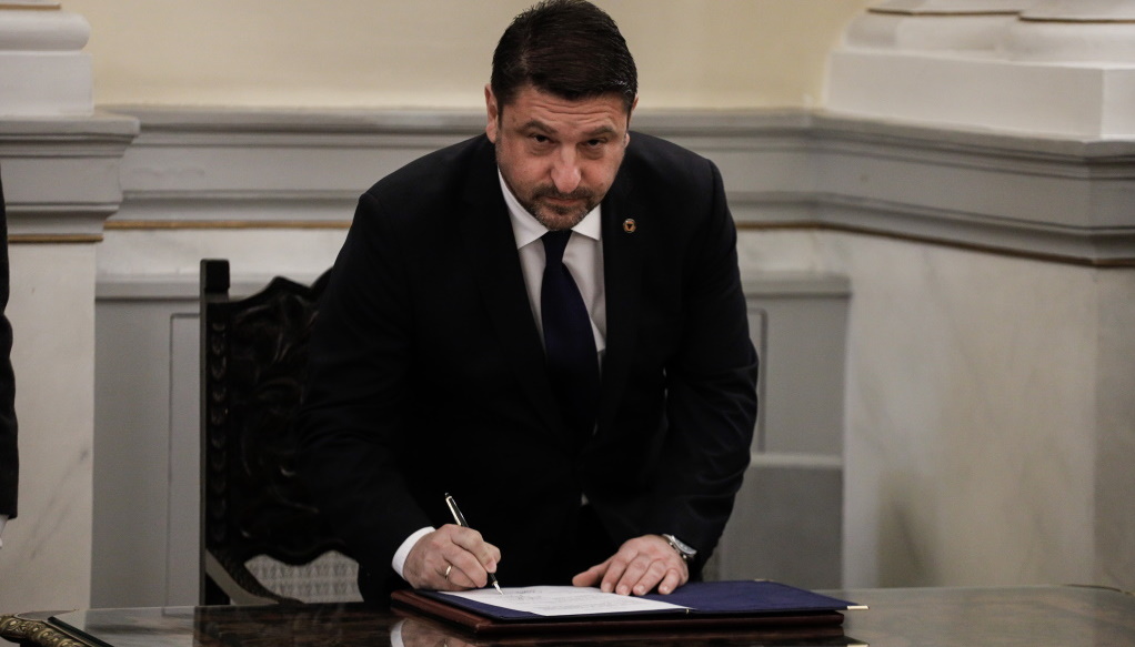 Ορκίστηκε ο νέος υφυπουργός Πολιτικής Προστασίας, Νίκος Χαρδαλιάς