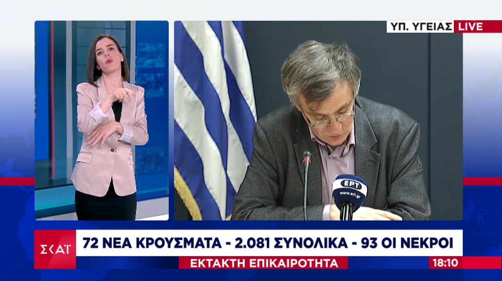 Σωτήρης Τσιόδρας: “Τα μέτρα σταδιακά λειτουργούν…”