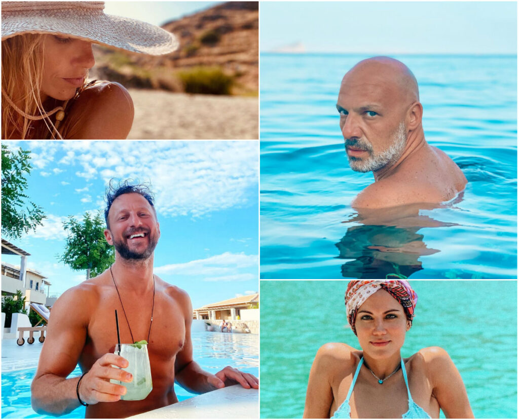 Beach Report: «Κορμί κι αλάτι» η ελληνική showbiz – Πού έκαναν τις βουτιές τους οι celebrities: