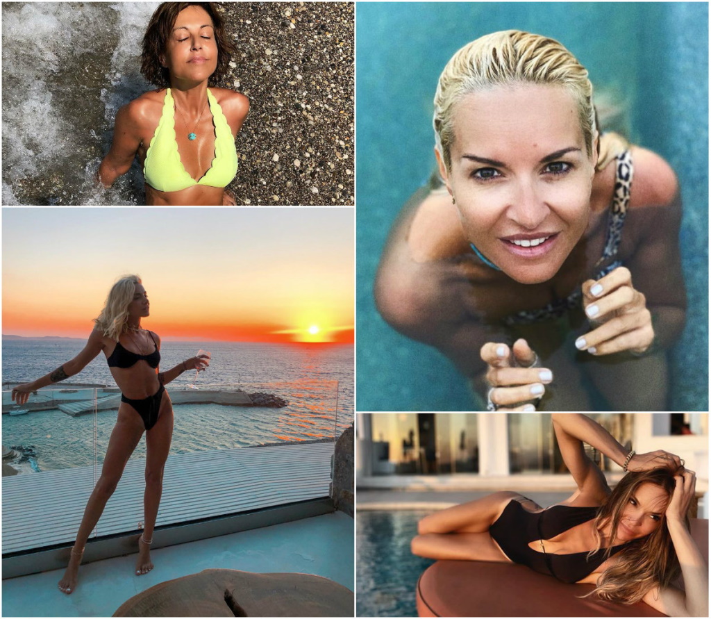 Beach Report Οι Ελληνίδες celebrities έβαλαν το μαγιό τους και ξεχύθηκαν στις παραλίες