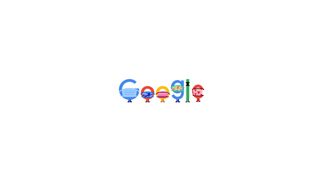 Το Google doodle φόρεσε μάσκα!