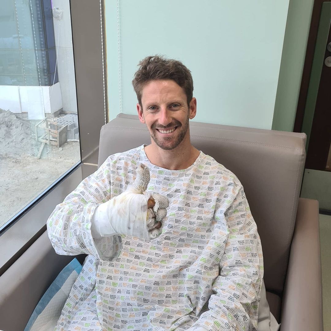 Romain Grosjean: Το πρώτο του μήνυμα μετά το τρομακτικό ατύχημα στη F1