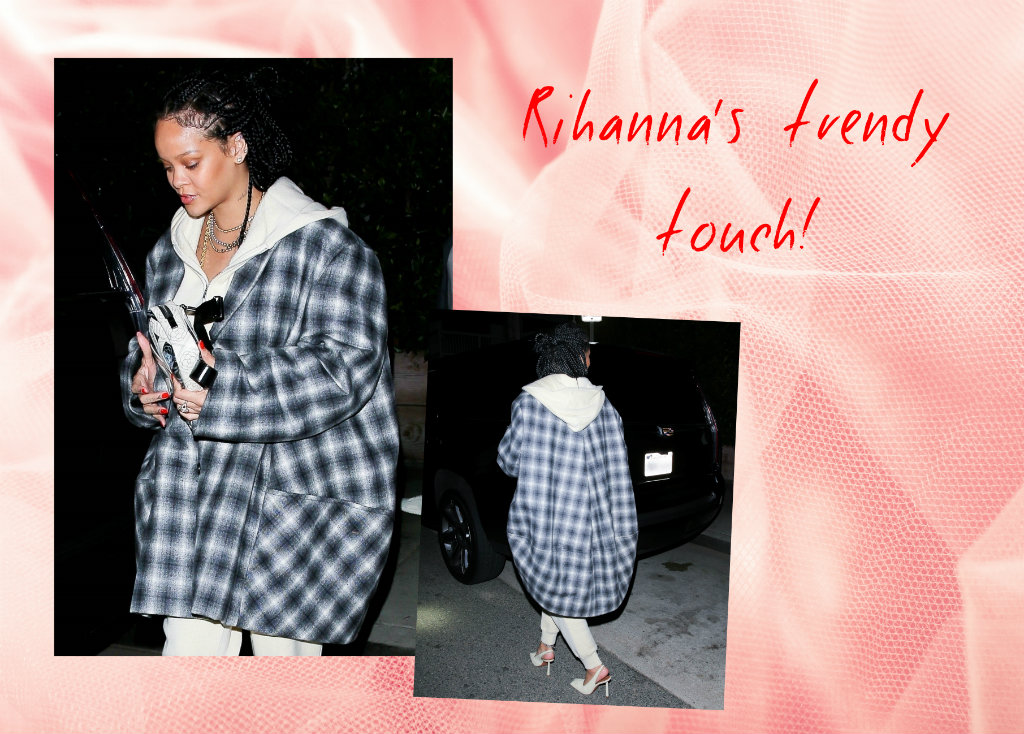 To style icon της ημέρας: Η Rihanna φόρεσε δύο hot τάσεις του χειμώνα σε ένα πανωφόρι