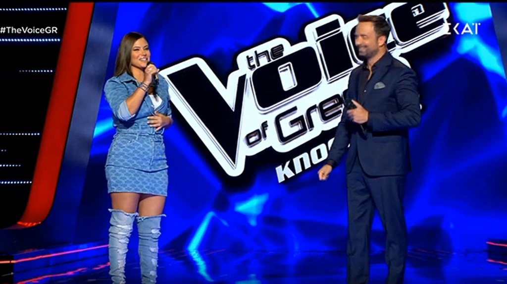 Λάουρα Νάργες: Έτσι την υποδέχτηκε ο Γιώργος Λιανός στη σκηνή του The Voice