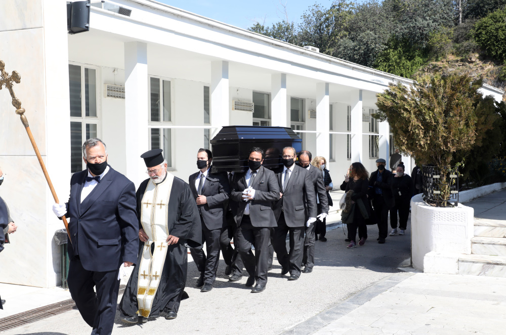 Θλίψη στην κηδεία του Θεόφιλου Βανδώρου