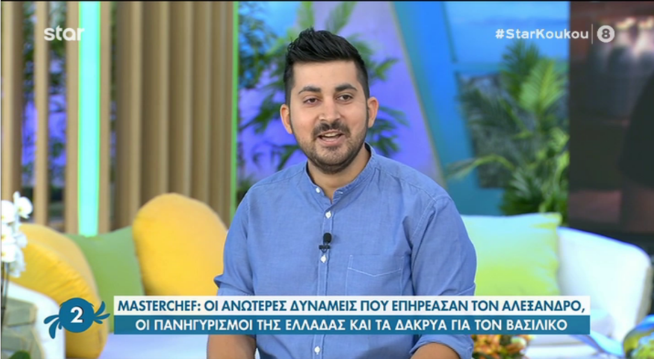 Παναγιώτης Τζαμαλής: «Πήρα 10 κιλά όταν μπήκα στο MasterChef. Η περισσότερη ώρα στο παιχνίδι ήταν αναμονή, φαΐ, σοκολάτες»