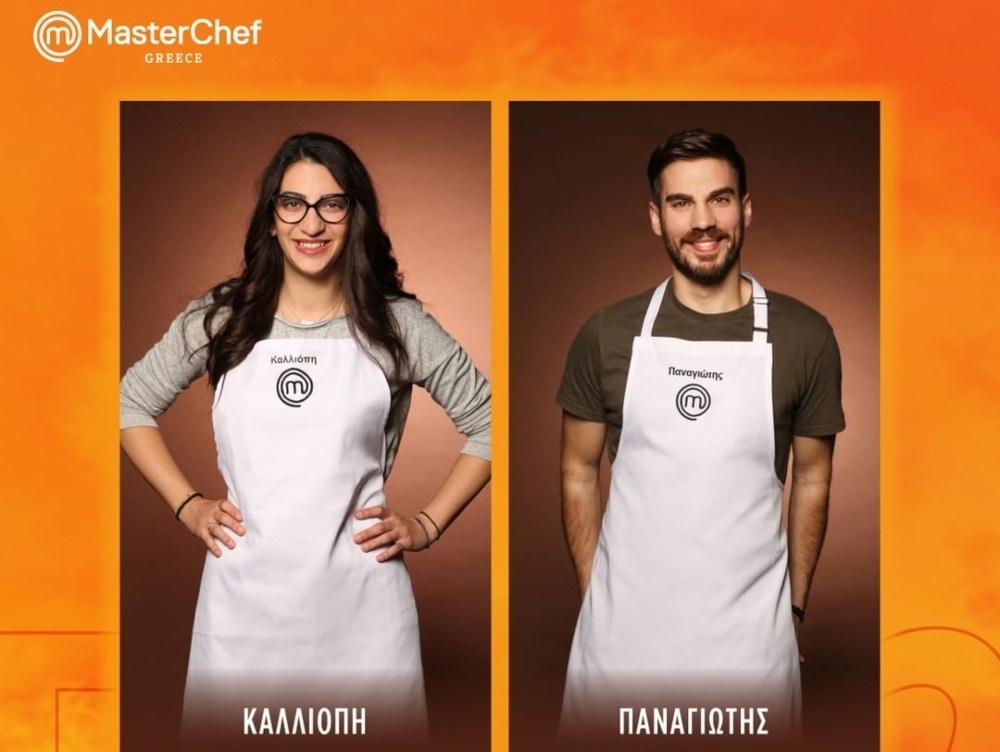 MasterChef: Καλλιόπη και Πάνος μάχονται στην τρίτη δοκιμασία του τελικού και το Twitter αποθεώνει τον μπάμπουρα