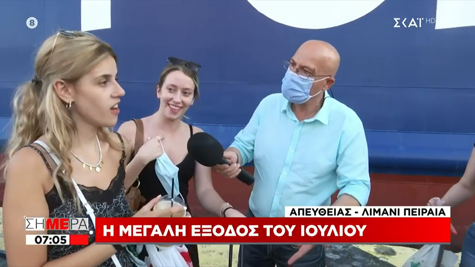 Γιώργος Τσελίκας: Δείτε τον…. «ενοχλητικό» ρεπόρτερ του ΣΚΑΪ με μακρύ μαλλί στα 90s