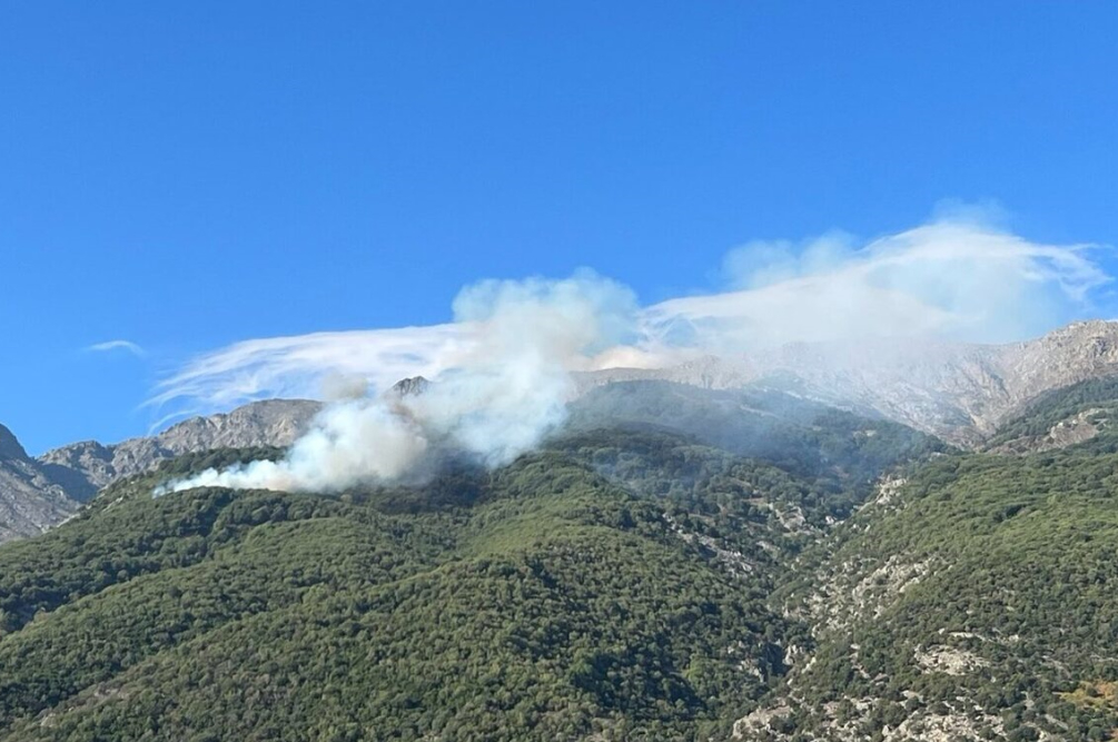 Πυρκαγιά στον πράσινο παράδεισο της Σαμοθράκης