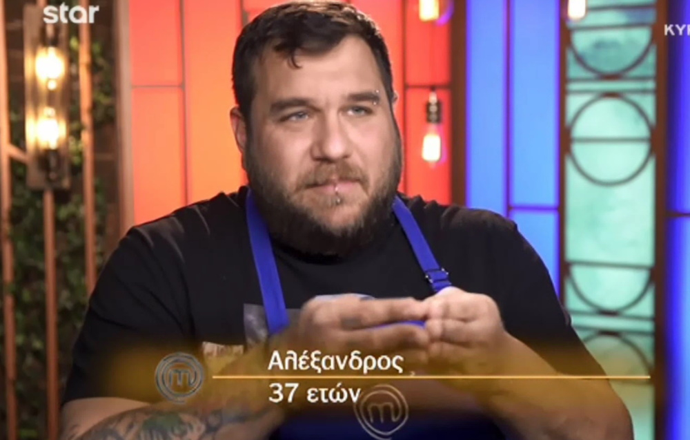 MasterChef: Τα «γαλλικά» του Αλέξανδρου, το «σίχαμα» και το μήλον της έριδος ο Γιώργος Πορφύρης