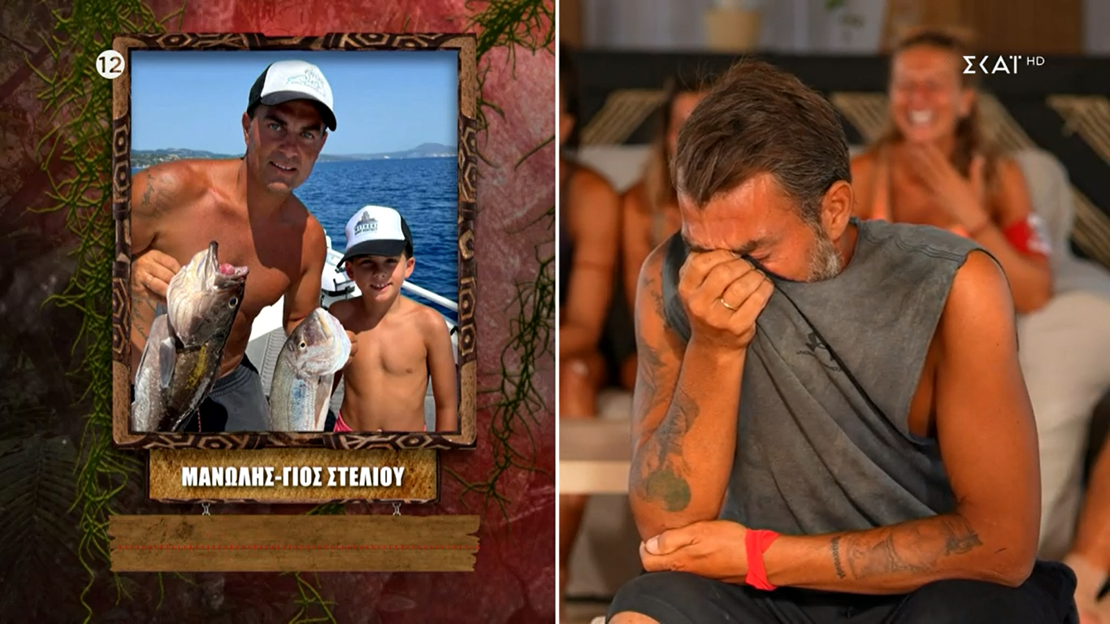 Survivor All Star: «Λύγισε» ο Χάντα με τα μηνύματα των παιδιών και της γυναίκας του – Μούσκεψε τη φανέλα του από τα δάκρυα