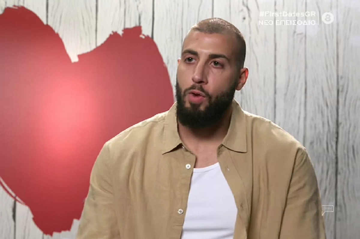 First Dates: Ο φλύαρος «πρίγκιπας της Ηγουμενίτσας» το τερμάτισε με το cringy τεστ ανατομίας