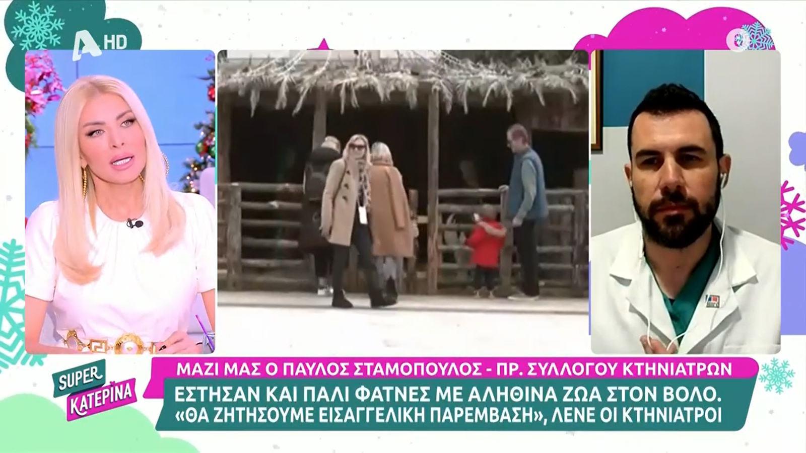 Βόλος: Θέμα και φέτος η φάτνη – στάνη με αληθινά ζώα – Μπέος: «Δεν μπορεί να μας πειράξει κανείς»