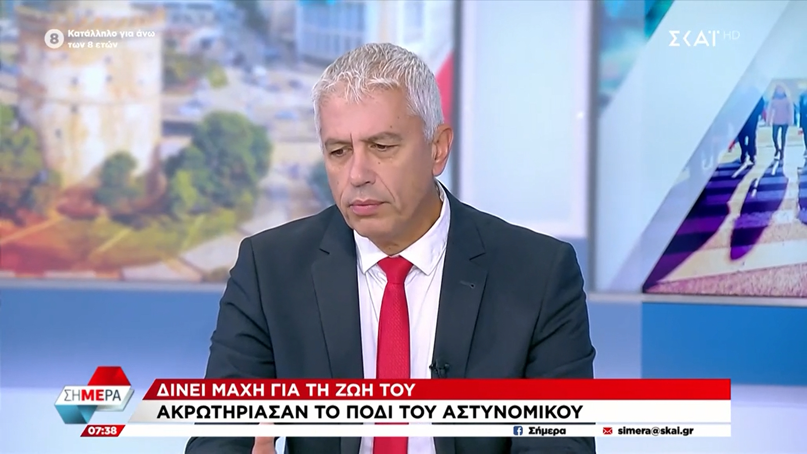 Καλλιακμάνης για τον τραυματία αστυνομικό: «Του έκοψαν το πόδι μήπως λειτουργήσει ο εγκέφαλος»