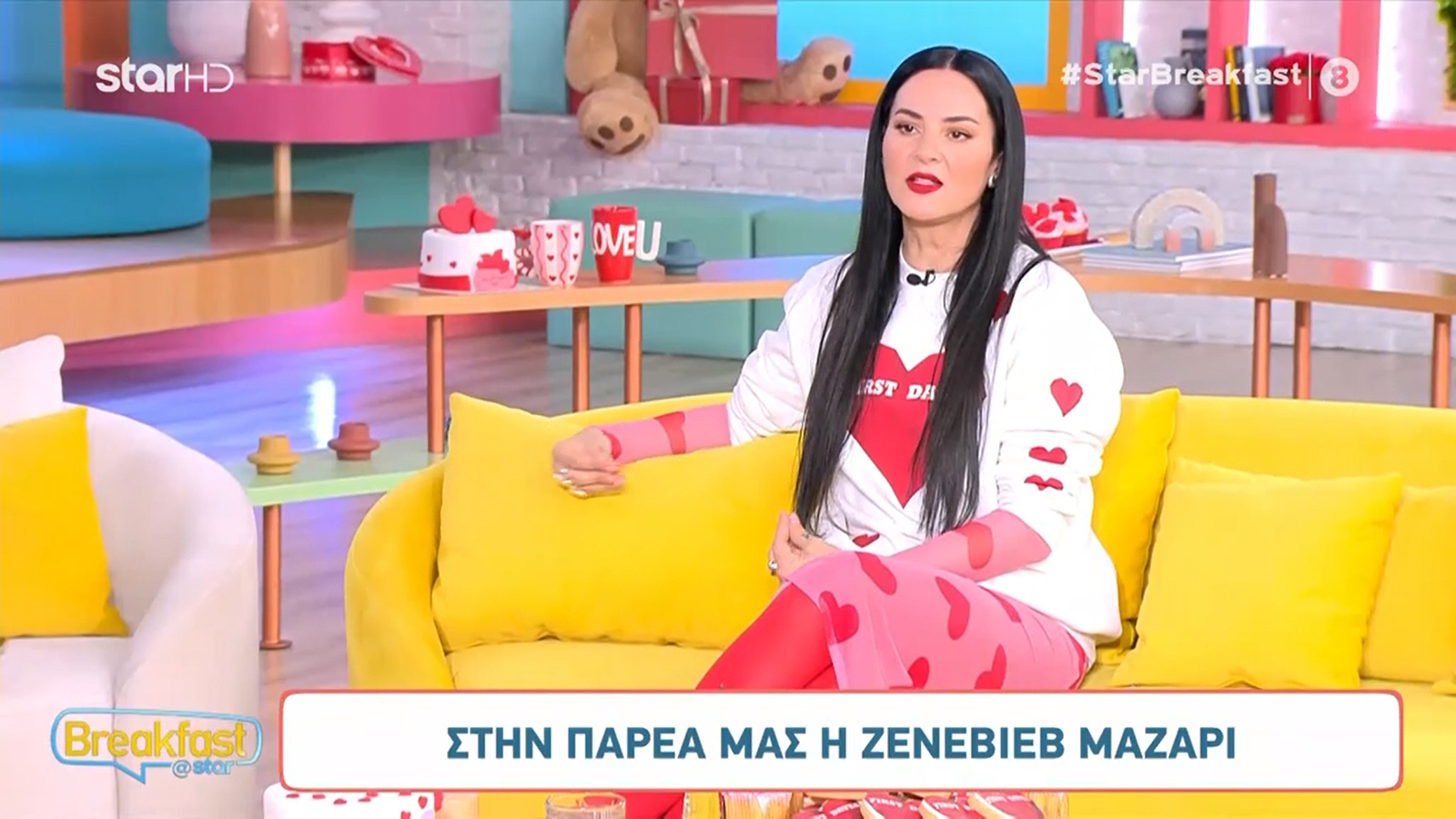 Ζενεβιέβ Μαζαρί: Έκανε «ματσαρίσματα» αλά First Dates για τις single Ελληνίδες παρουσιάστριες!