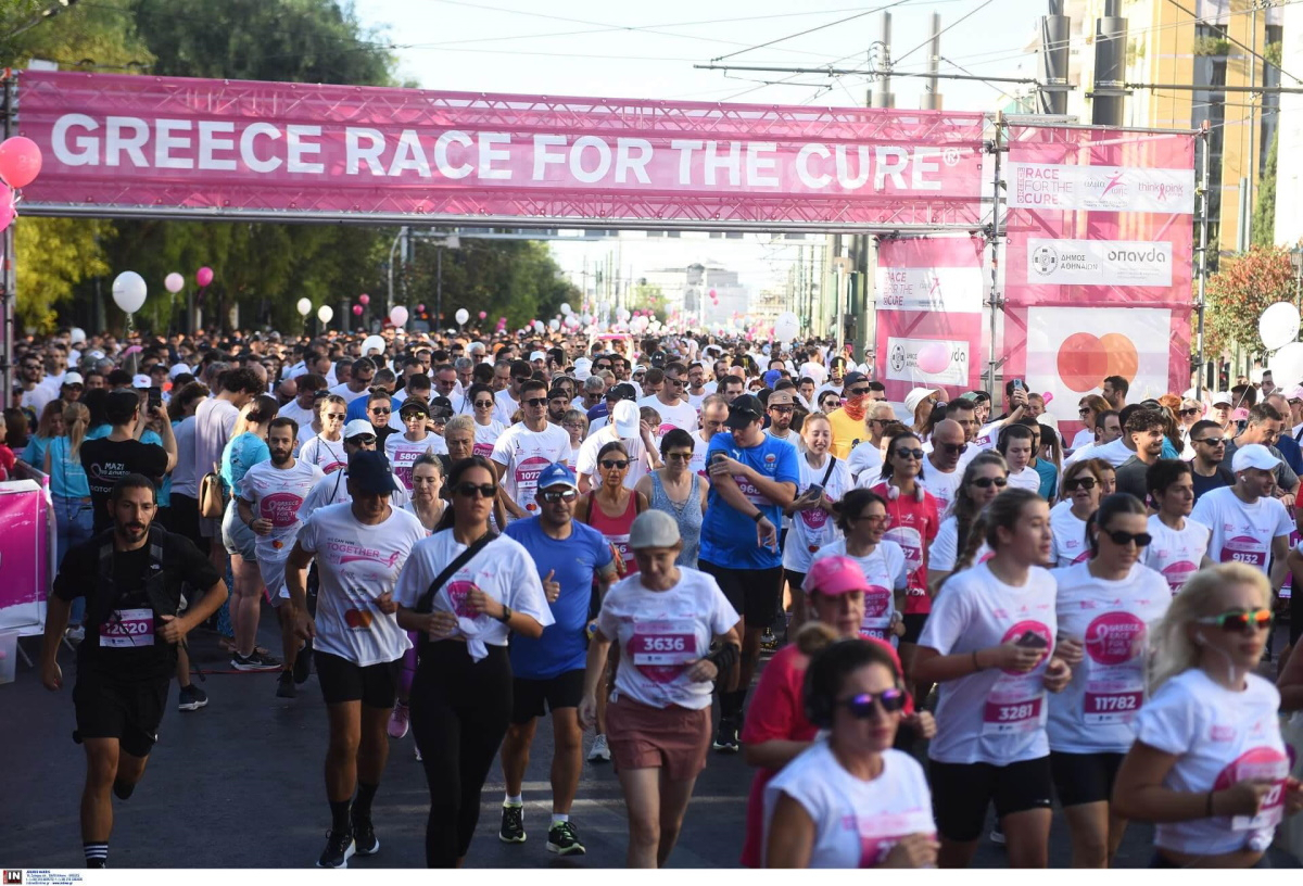 16ο Greece Race for the Cure: Πάνω από 51.000 πολίτες βρέθηκαν στον αγώνα κατά του καρκίνου του μαστού