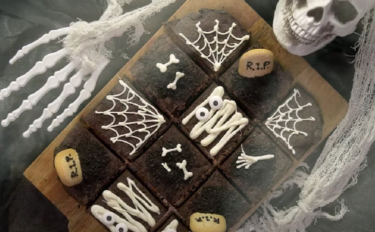 Halloween: Φτιάξε τα πιο funky brownies εύκολα και γρήγορα!