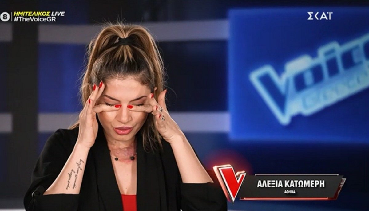 The Voice: «Έσπασε» η Αλεξία – «Είχα έναν όγκο στο λαιμό. Για δύο χρόνια δεν μπορούσα να τραγουδήσω, να μιλήσω»