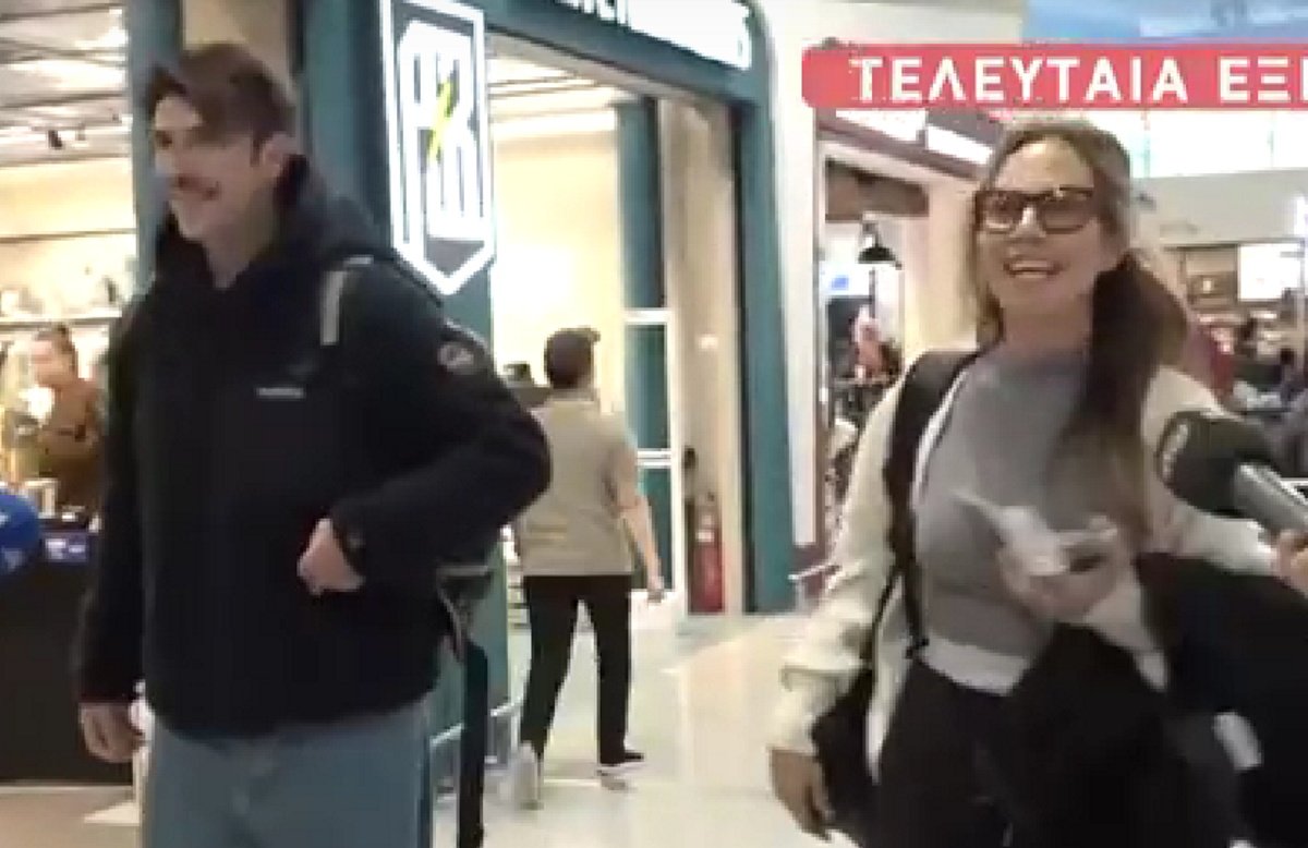 Ντορέττα Παπαδημητρίου – Γιώργος Γεροντιδάκης: Τους «τσάκωσε» η κάμερα στο αεροδρόμιο – Πώς αντέδρασαν;