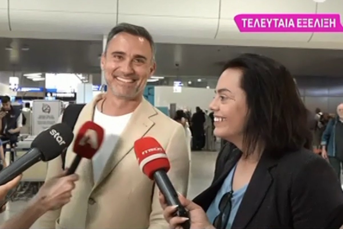 Αναχώρησαν για Ελβετία Καπουτζίδης – Κοζάκου: «Η Eurovision για εμένα τελείωσε όταν έπρεπε και ξεκίνησε όταν έπρεπε»