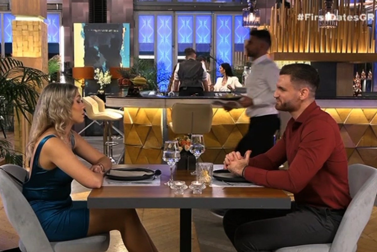 First Dates – Χ: «Ο Γιώργος παίζει να είναι ερωτευμένος με τον καθρέφτη του σπιτιού του! Είναι μεγάλος κόπανος!»