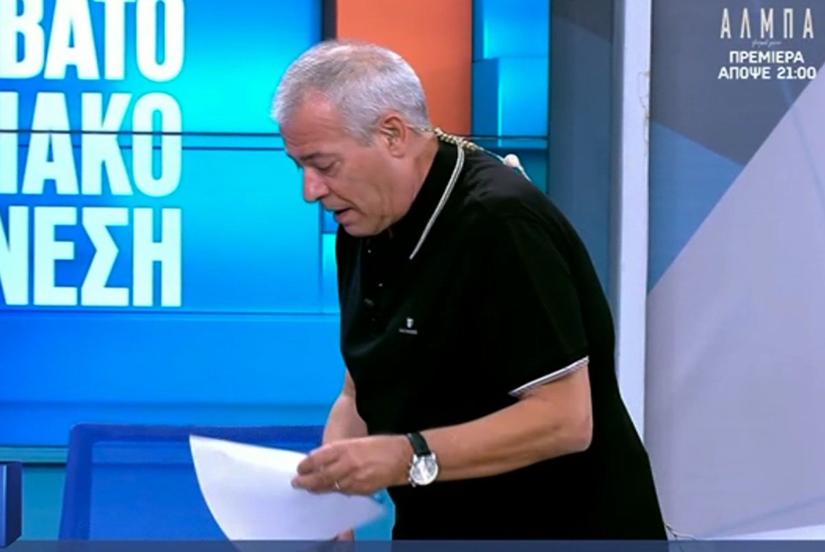 Νίκος Μάνεσης: Αποχώρησε ξαφνικά λίγο πριν ολοκληρωθεί η εκπομπή – «Θα σας χαιρετήσω τώρα και…»