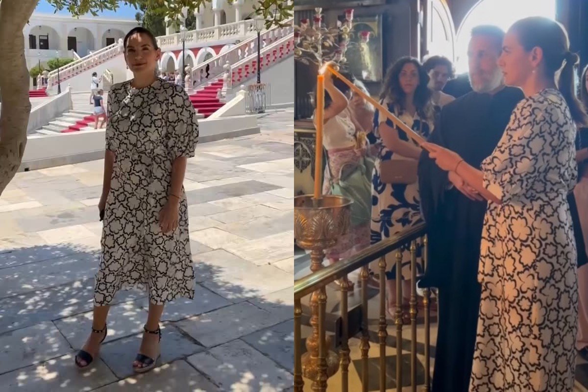 Όλγα Κεφαλογιάννη: Με κατάνυξη στην Παναγιά της Τήνου