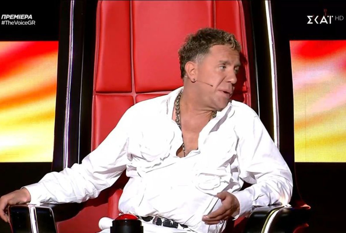 The Voice: Η σπόντα του Γιώργου Μαζωνάκη για το Δρομοκαΐτειο που «πάγωσε» το πλατό