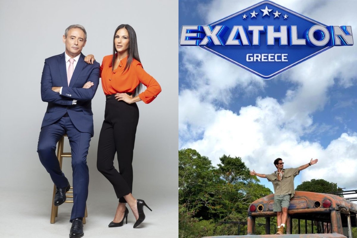 Τηλεθέαση 1/9: Χασαπόπουλος-Βούλγαρη στην κορυφή – Τι έκανε τη δεύτερη ημέρα το Exathlon;