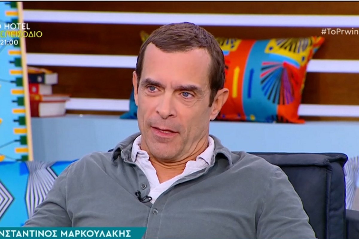 Κωνσταντίνος Μαρκουλάκης: Η εξομολόγηση για την κατάθλιψη – «Αν κάνεις αυτά που πρέπει, επανέρχεσαι»