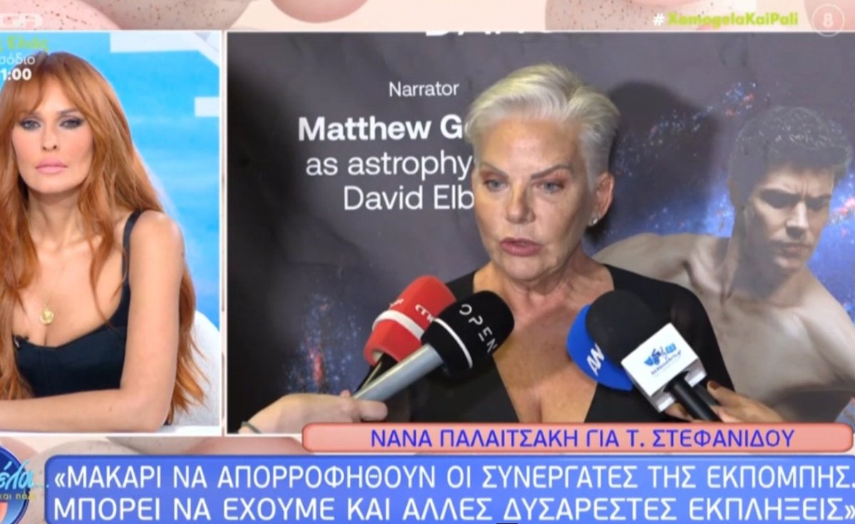 Νανά Παλαιτσάκη για το κόψιμο της εκπομπής της Στεφανίδου: «Είχε θέσει αυτόν στη διάθεση του καναλιού»